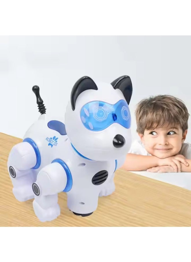 Multi-Function Intelligent Robot Dog with Remote Control  Interactive Pet Toy for Kids Ages 3+, Features Songs, Stories, and Dance Modes