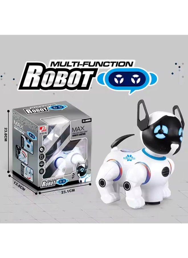Multi-Function Intelligent Robot Dog with Remote Control  Interactive Pet Toy for Kids Ages 3+, Features Songs, Stories, and Dance Modes