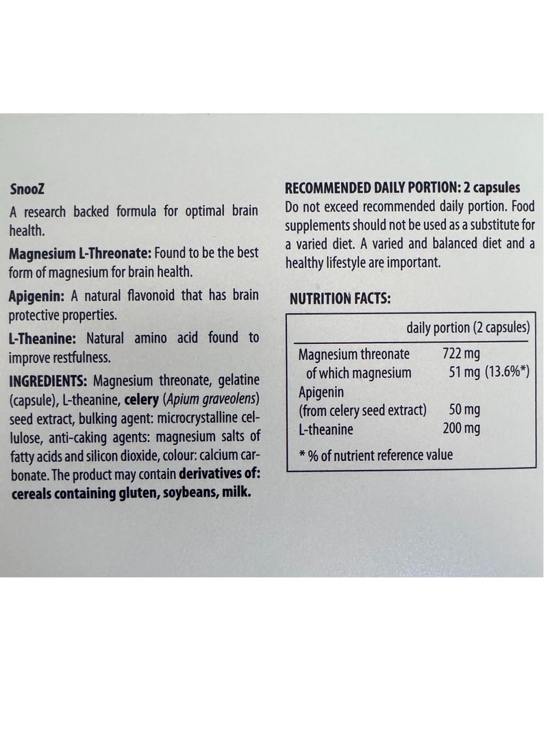 Supplement Supports Nervous And Brain Functions 30's Capsules