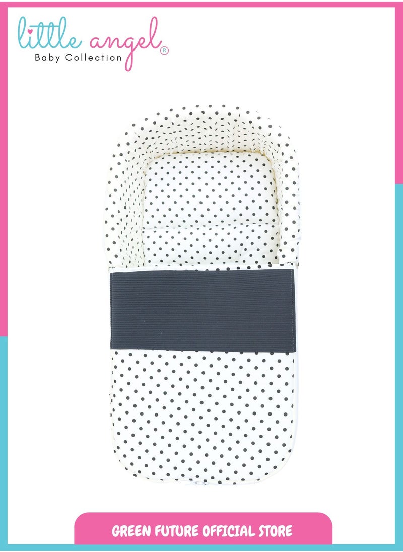 Baby Carry Cot with Diaper Bag – Portable Infant Bassinet | Baby Sleeping Bed with Handles for Travel | Lightweight Baby Crib for Newborns