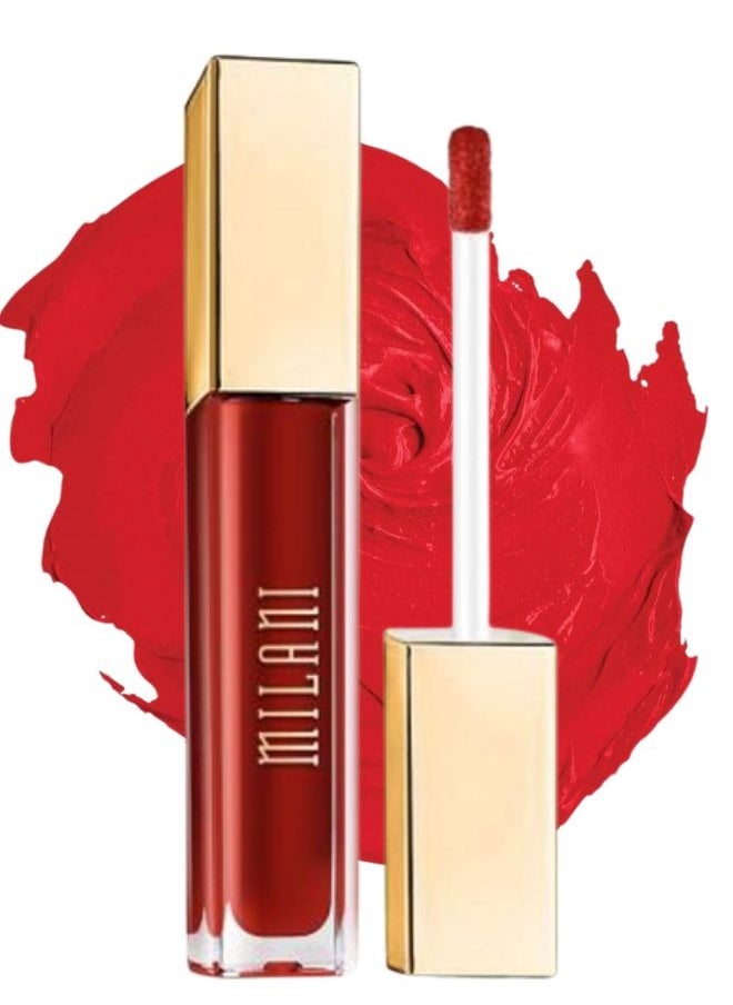 Milani Amore Matte Lip Crème, Shade 33 Fixation, 6g - Long-Lasting, Full Coverage Matte Liquid Lipstick