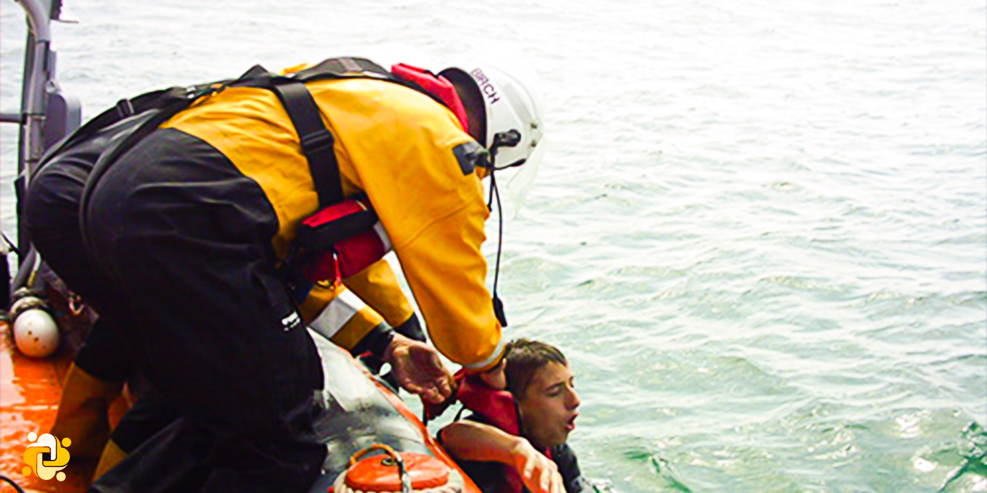 Recovery of persons from the water