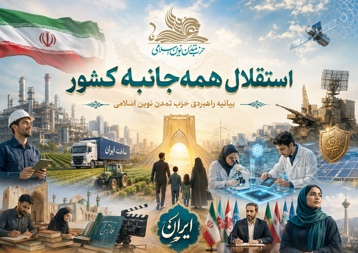 استقلال یعنی آزادی در ابعاد یک ملت