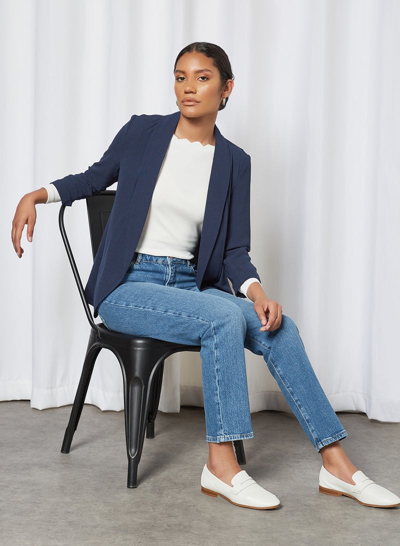 Straight Jeans Medium Blue Denim