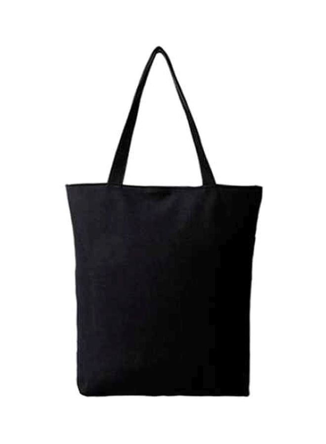 Shopper Musical Tote Bag Black/White
