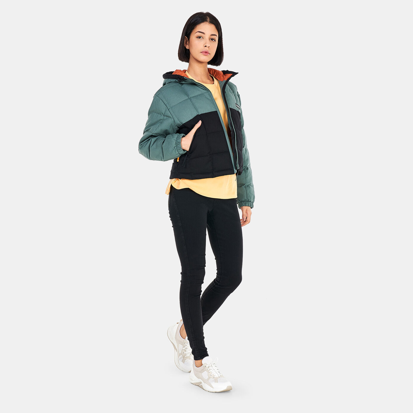 Women's Canvas Puffer Jacket