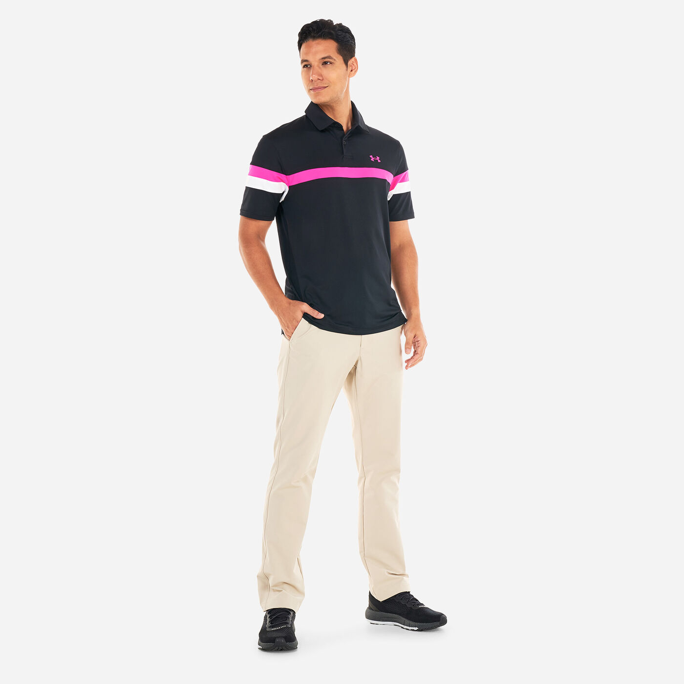 Men's T2G Color Block Polo Shirt