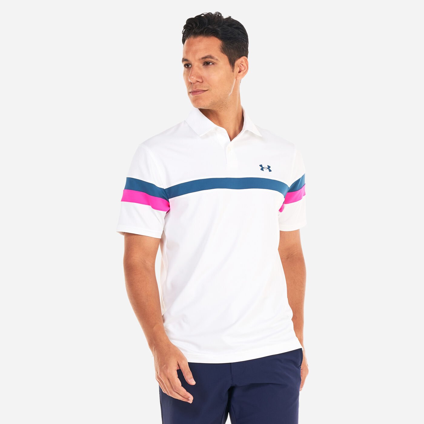 Men's T2G Color Block Polo Shirt