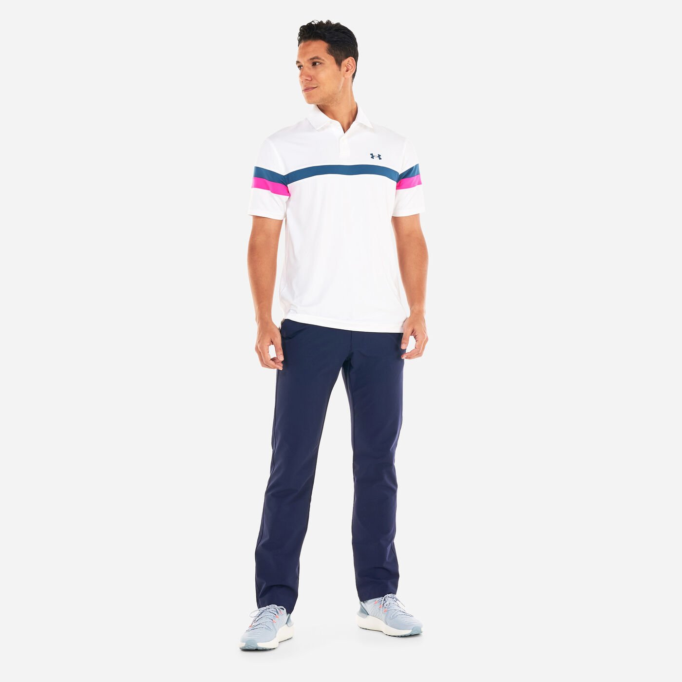 Men's T2G Color Block Polo Shirt