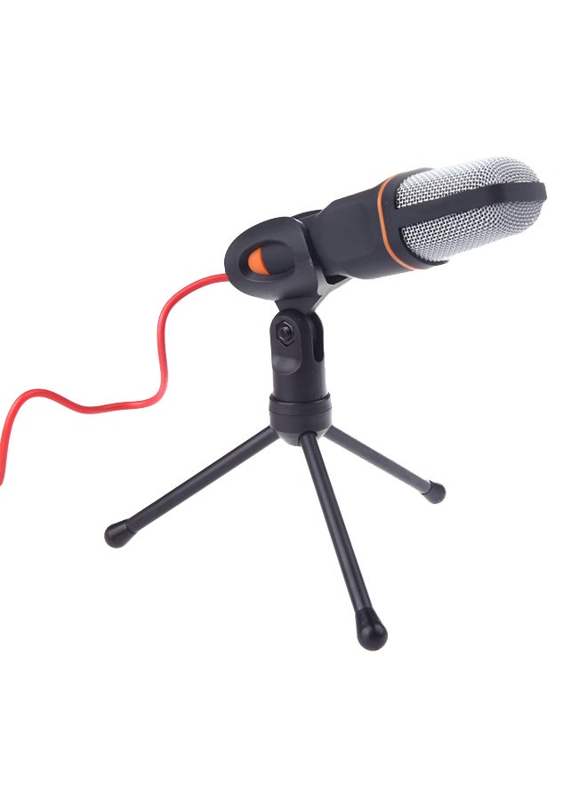 Condenser Microphone With Holder Clip V658B Red/Black
