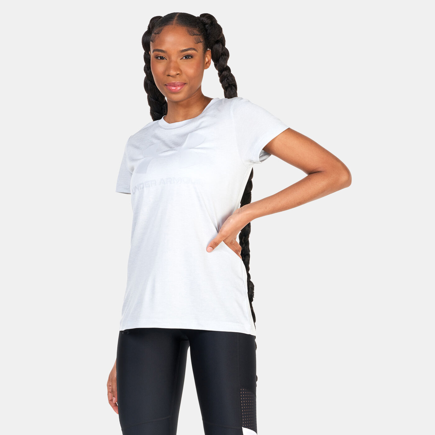 Women's UA Tech™ Twist Big Logo Gel T-Shirt