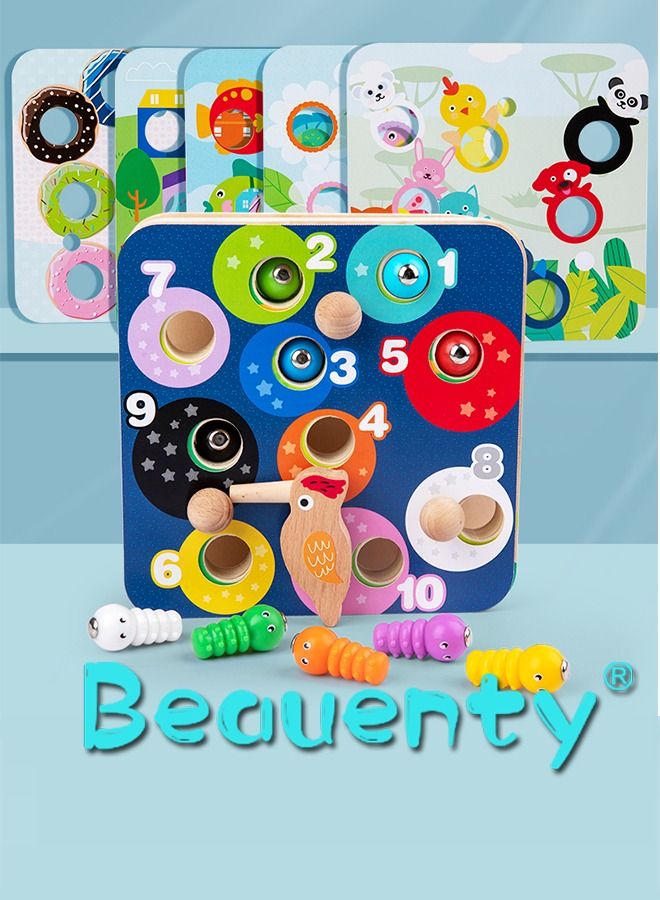 Magnetic Catching Insect Game Toy Set Suitable for Early Childhood Educational