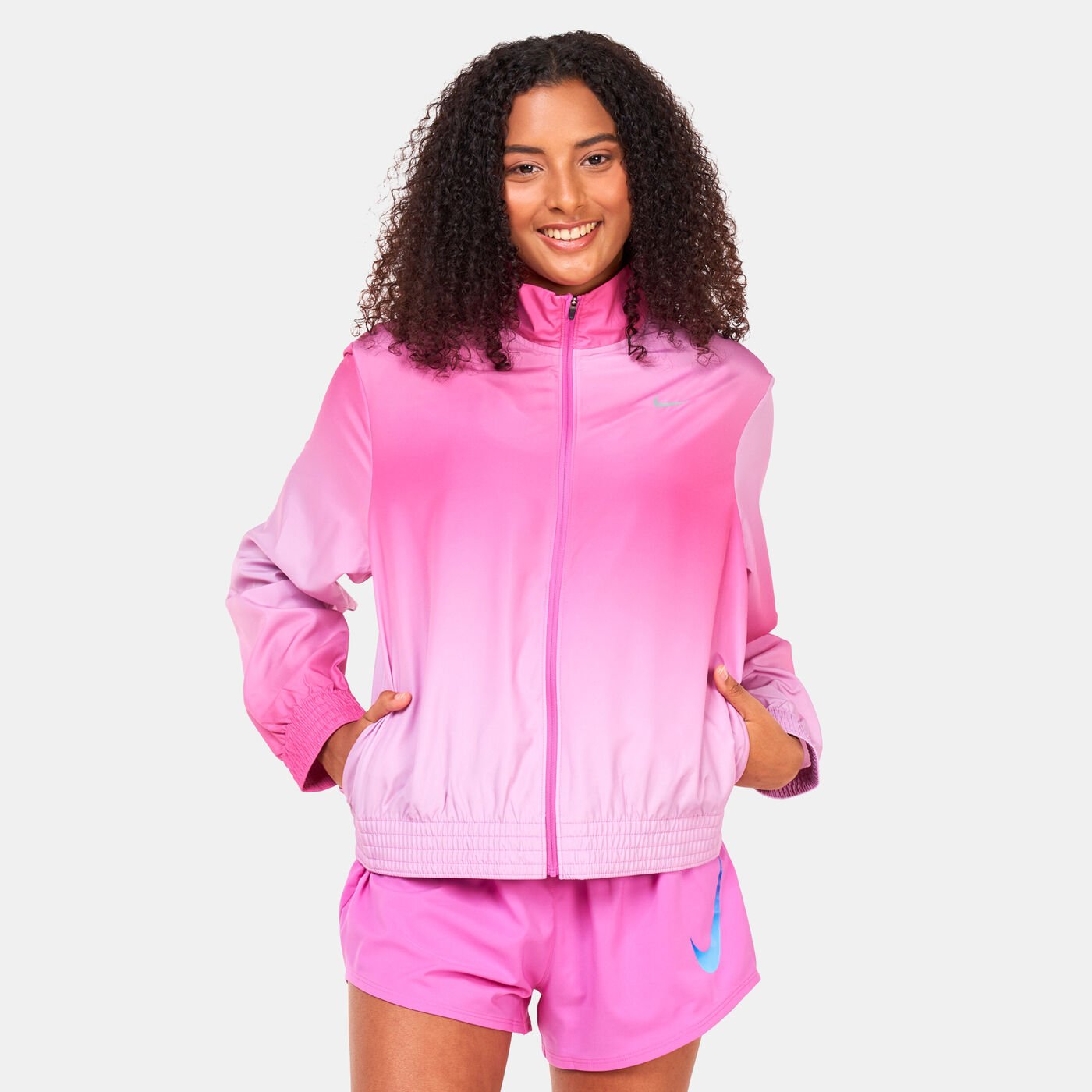 Women's Swoosh Run Print Jacket