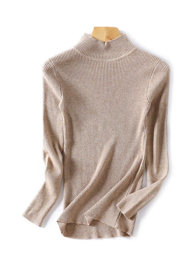Solid Sweater Khaki