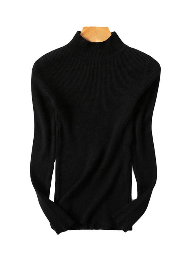 Solid Sweater Black