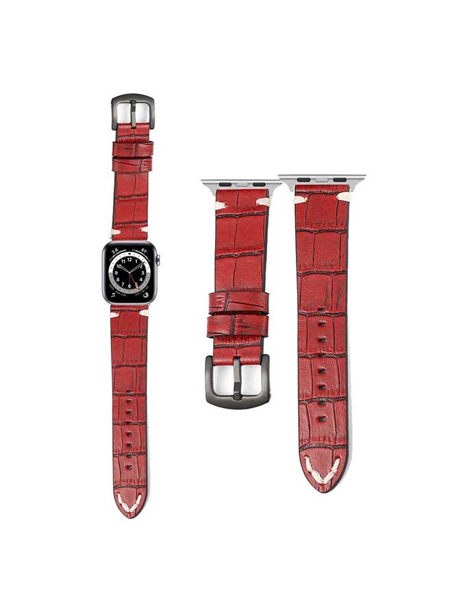 Replacement Band for Apple Watch Series 6/SE/5/4/3/2/1 Red