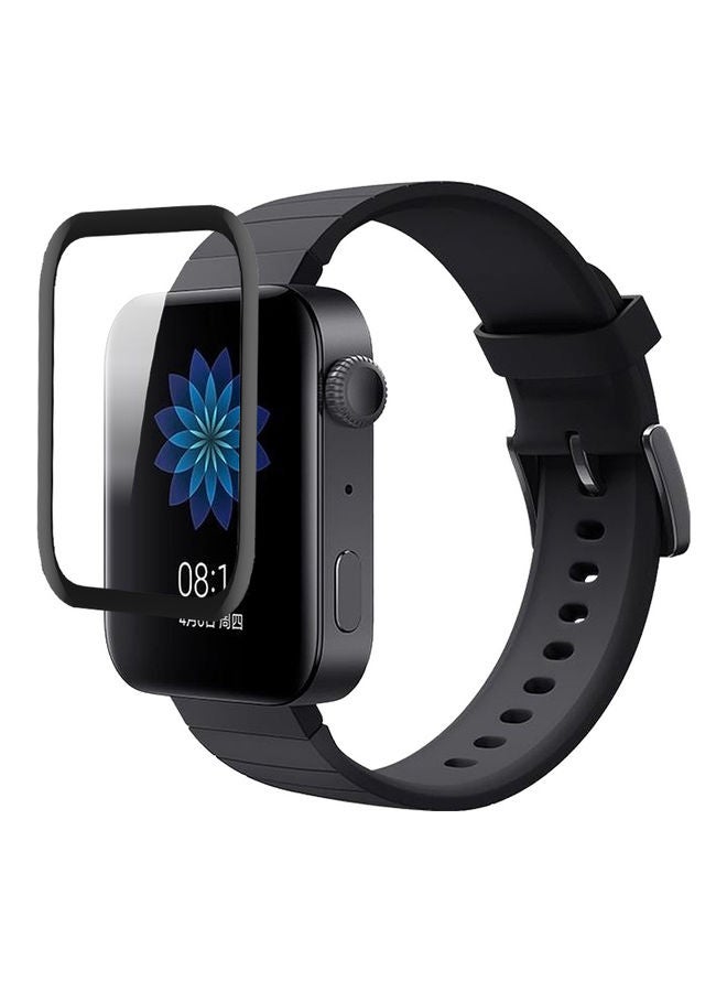 Tempered Glass Screen Protector For Xiaomi Mi Watch Clear/Grey