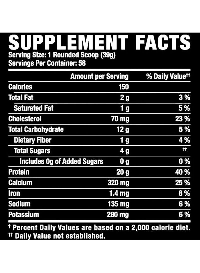 RC Whey XS Chocolate Milk 58 Servings 2.26KG