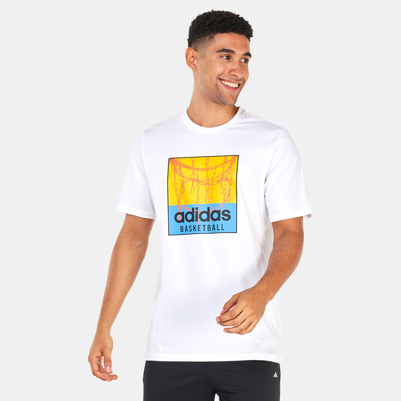 Men's Chain Net Basketball Graphic T-Shirt