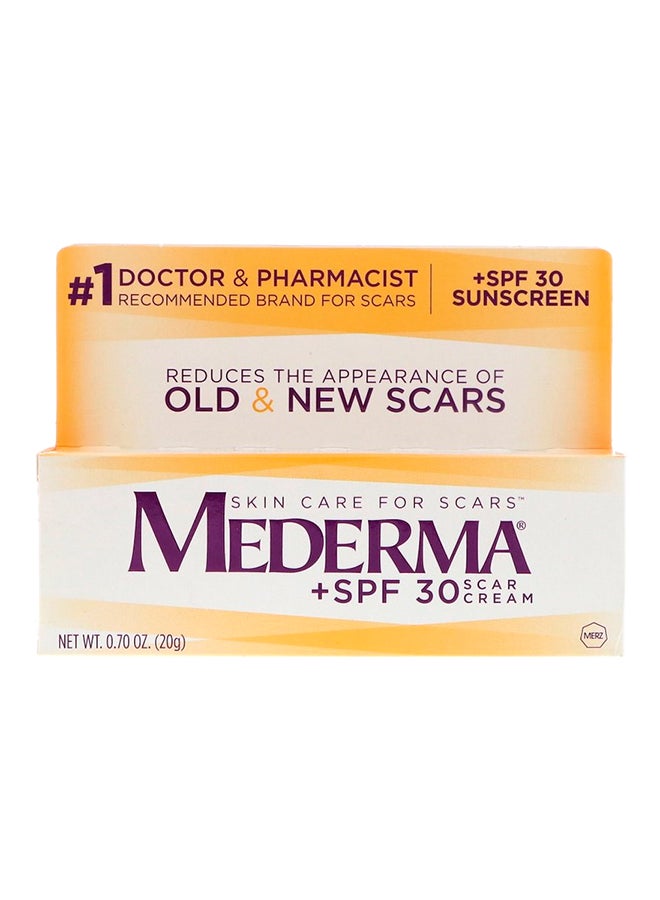 Scar Cream Plus SPF30 20grams