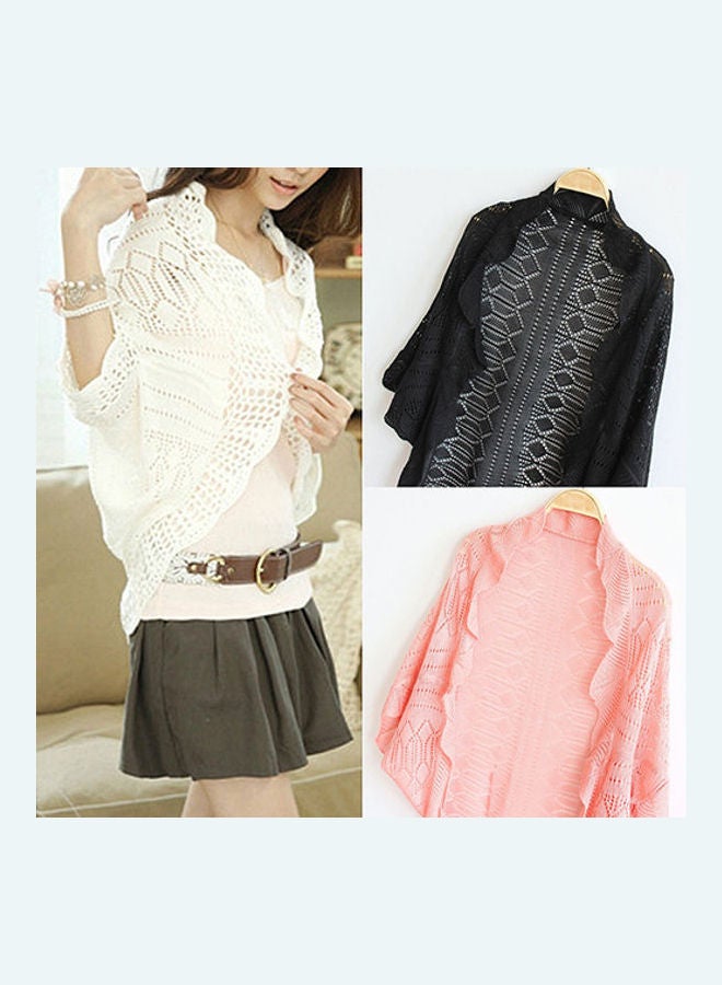 Cardigan Knitwear Coat White