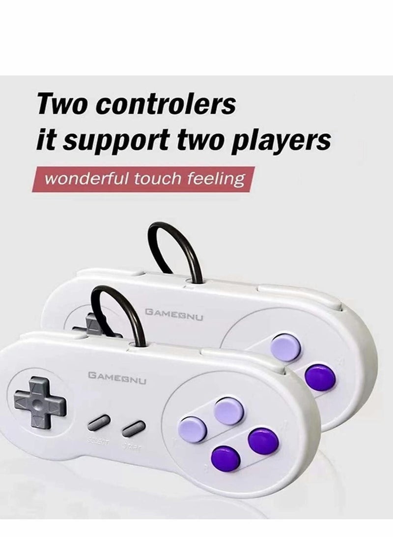 Retro Game Console,Classic Mini Retro Game System Built-in 660 Retro Games, AV Output Plug & Play Video Games Console,Retro Toys Gift for Kids. UK Plug