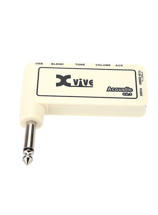 Mini Rechargeable Electric Guitar Plug Headphone Amp Amplifier  Sound