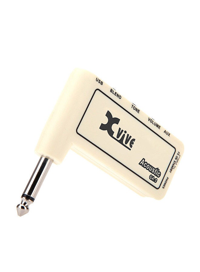 Mini Rechargeable Electric Guitar Plug Headphone Amp Amplifier  Sound