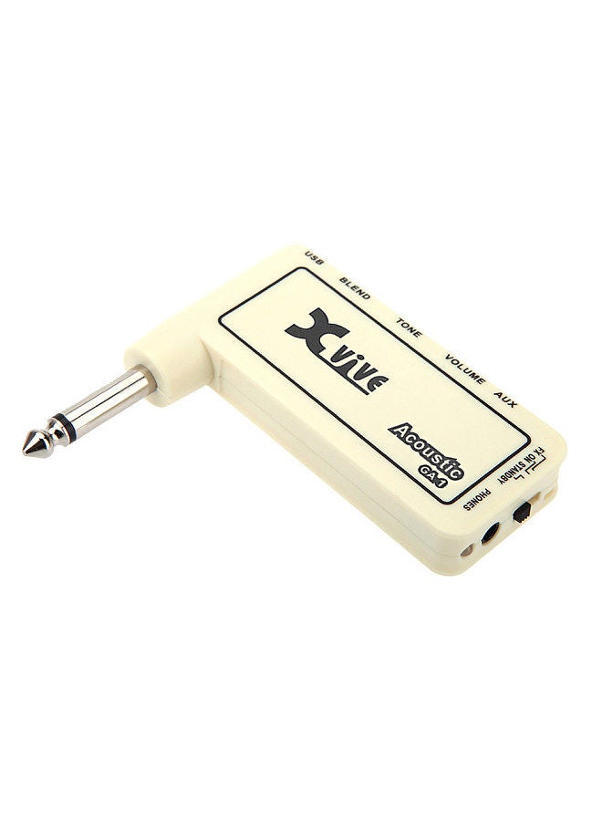 Mini Rechargeable Electric Guitar Plug Headphone Amp Amplifier  Sound