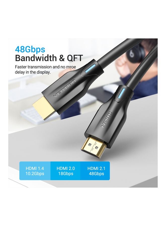 HDMI 2.1 Cable Black