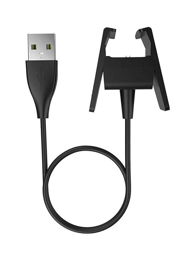 USB Charging Cable For Fitbit Charge 2 55cm Black