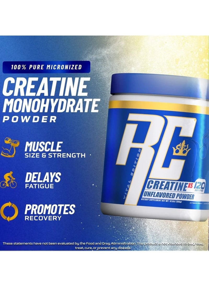 Creatine XS 120 Servings Unflavored 300g