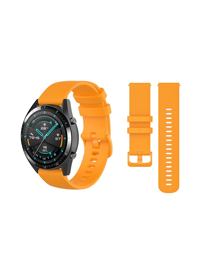 Stylish Replacement Band For Huawei Watch GT/GT 2 46mm Orange