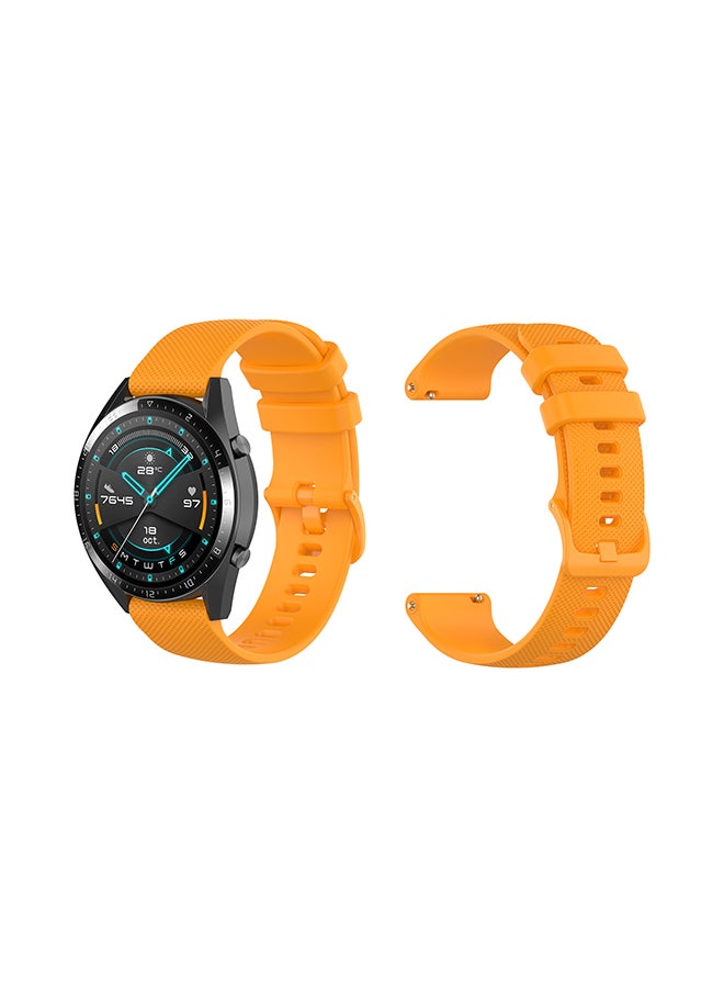 Stylish Replacement Band For Huawei Watch GT/GT 2 46mm Orange