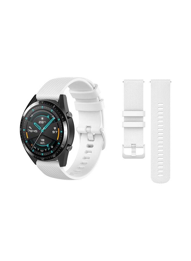 Replacement Band For Huawei Watch GT/GT 2 46mm White