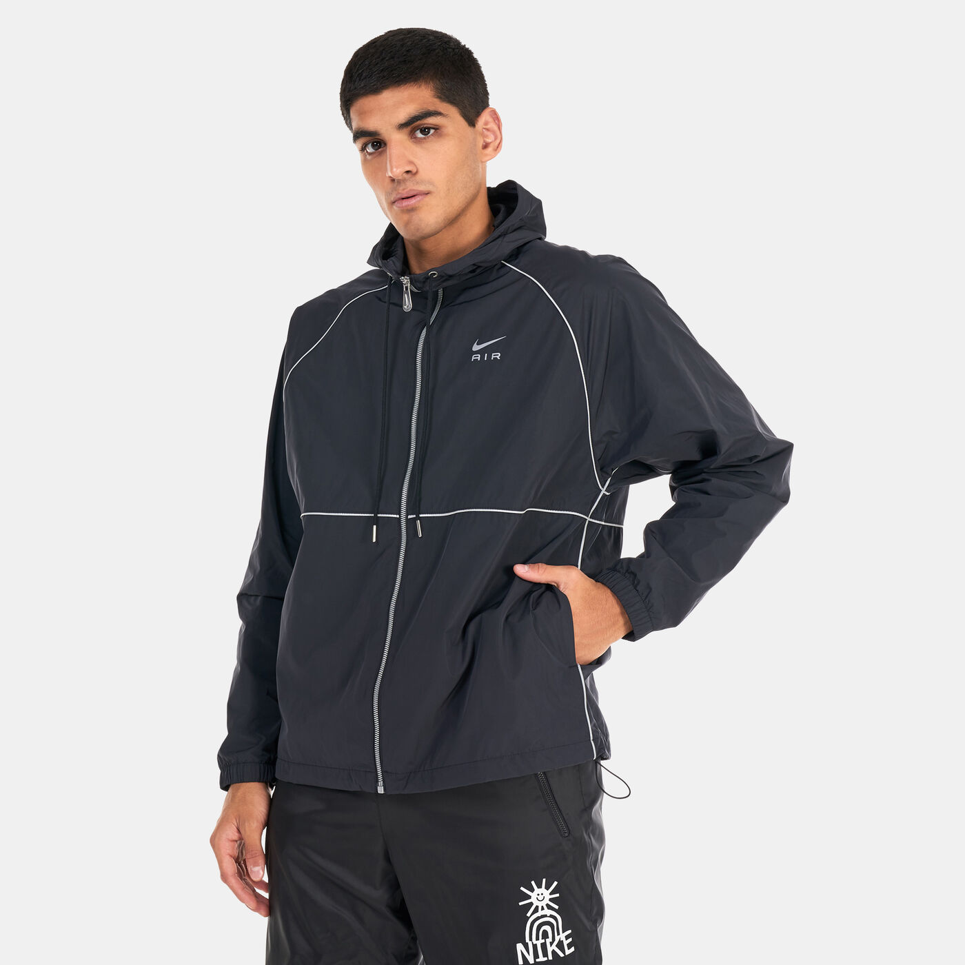 Men's Air Full-Zip Hooded Woven Jacket