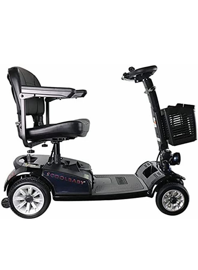 Electric Golf Carts Adult Mobility Scooter Trolley 8inch Tire 4 Wheels