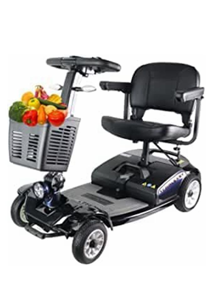 Electric Golf Carts Adult Mobility Scooter Trolley 8inch Tire 4 Wheels