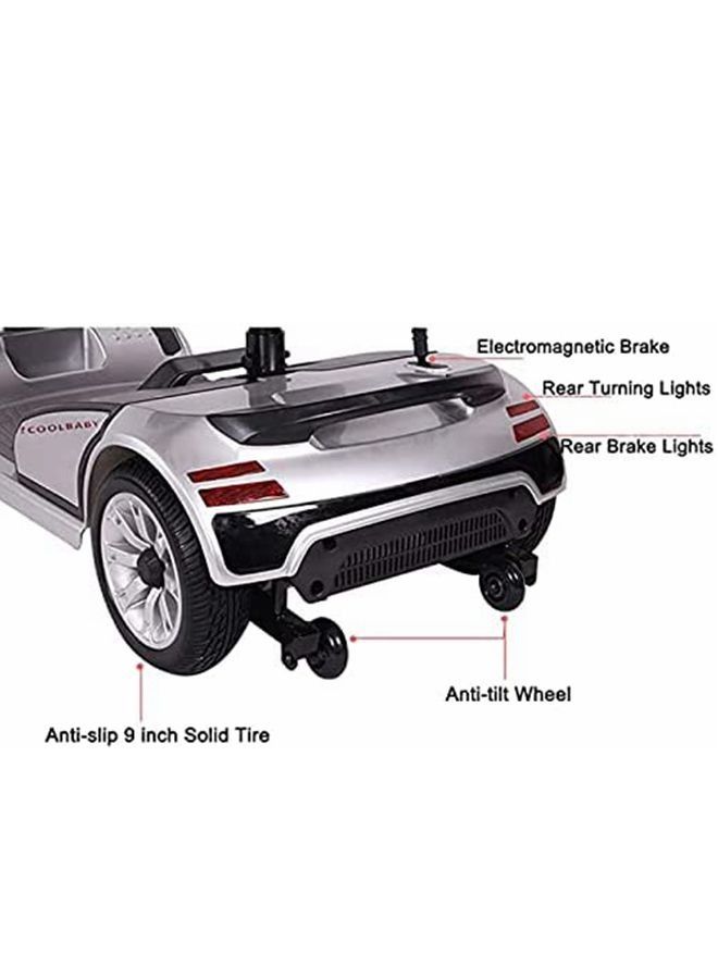 Electric Golf Carts Adult Mobility Scooter Trolley 8inch Tire 4 Wheels