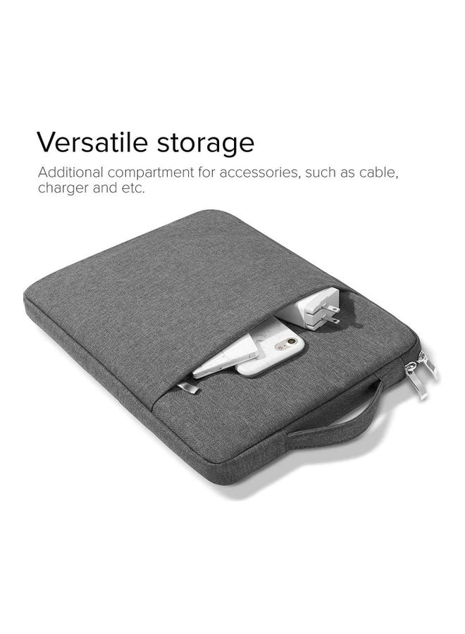 15.6 Inch Laptop Sleeve Carry Case Grey
