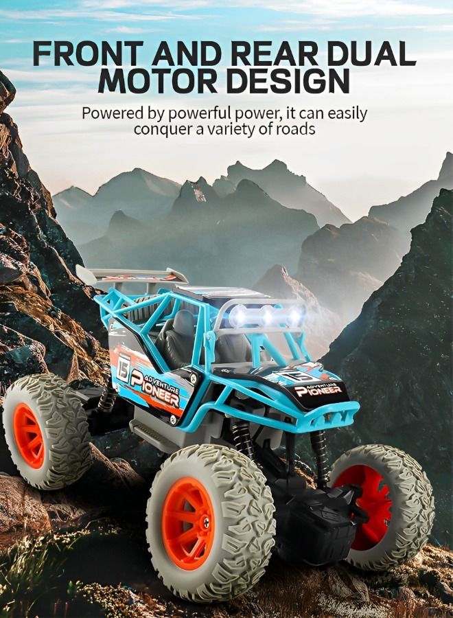 RC Cars,1:20 Scale Electric Toy All Terrain Remote Control Car, Racing Cars Electric Vehicle,Kids Outdoor Toys Fast Racing Buggy Toy with Led Lights