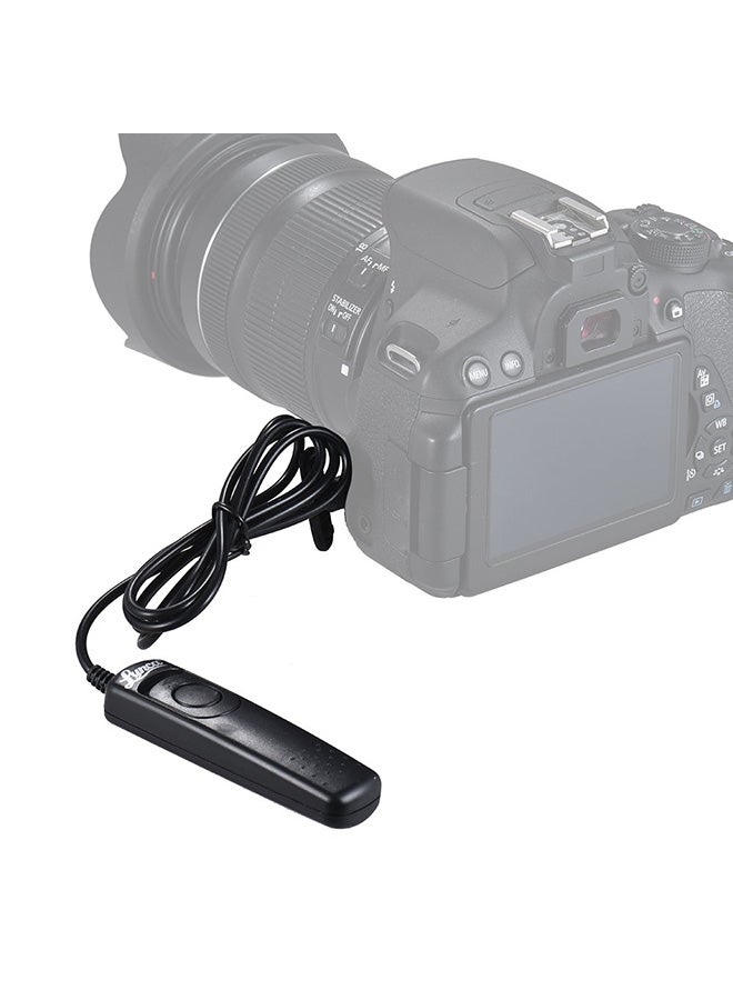 Remote Shutter Release Control Cable Black