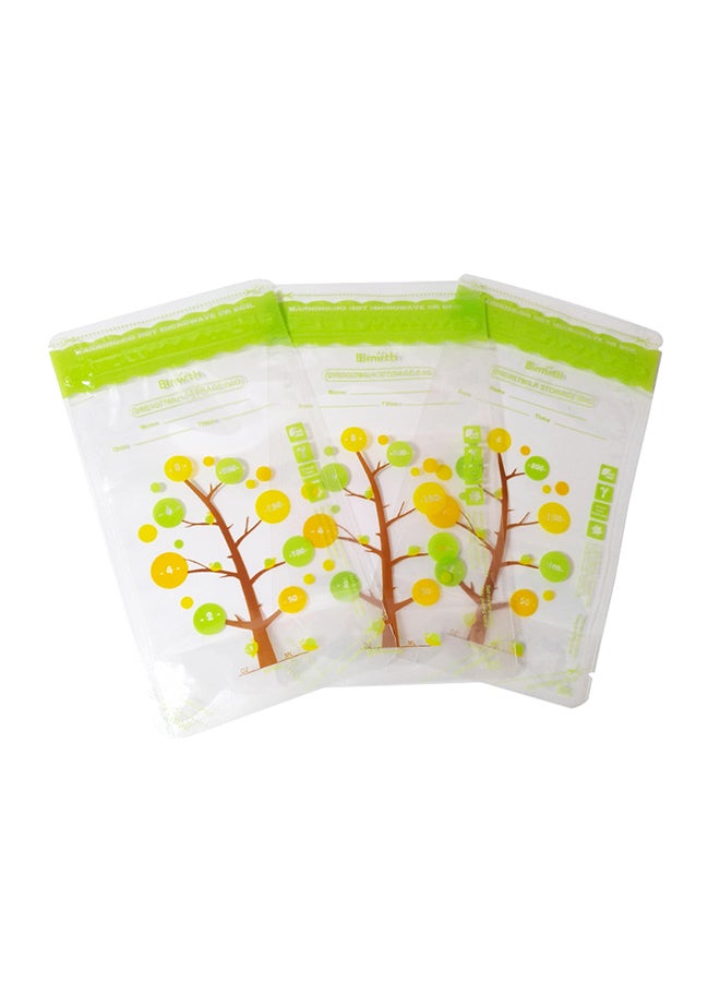 Space-saving Breastmilk Freezer Bags