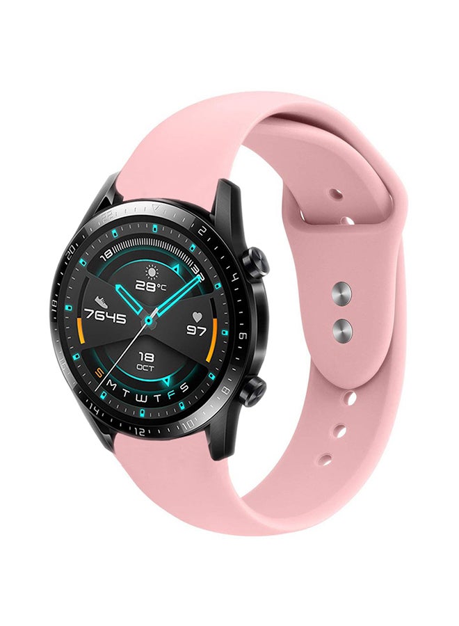 Stylish Replacement Band For Huawei Watch GT/GT 2 46mm Light Pink