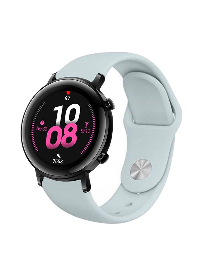 Solid Silicon Replacement Band For Huawei Watch GT 2 Turquoise Blue Green