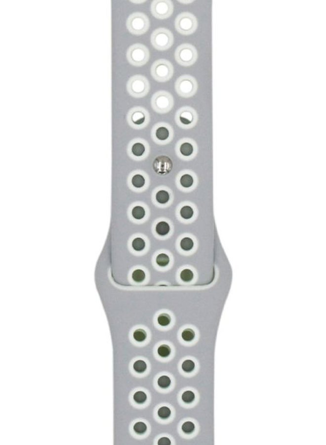 Replacement Band For Honor MagicWatch 2 46mm Grey/White
