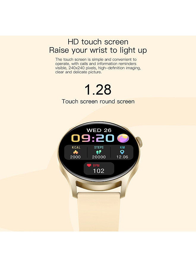 SKY 8 Smart Bracelet 1.28'' TFT Full-touch Screen Lightweight Body Health Monitor Custom Dial Multiple Sports Mode Long Endurance Compatible with Android iOS