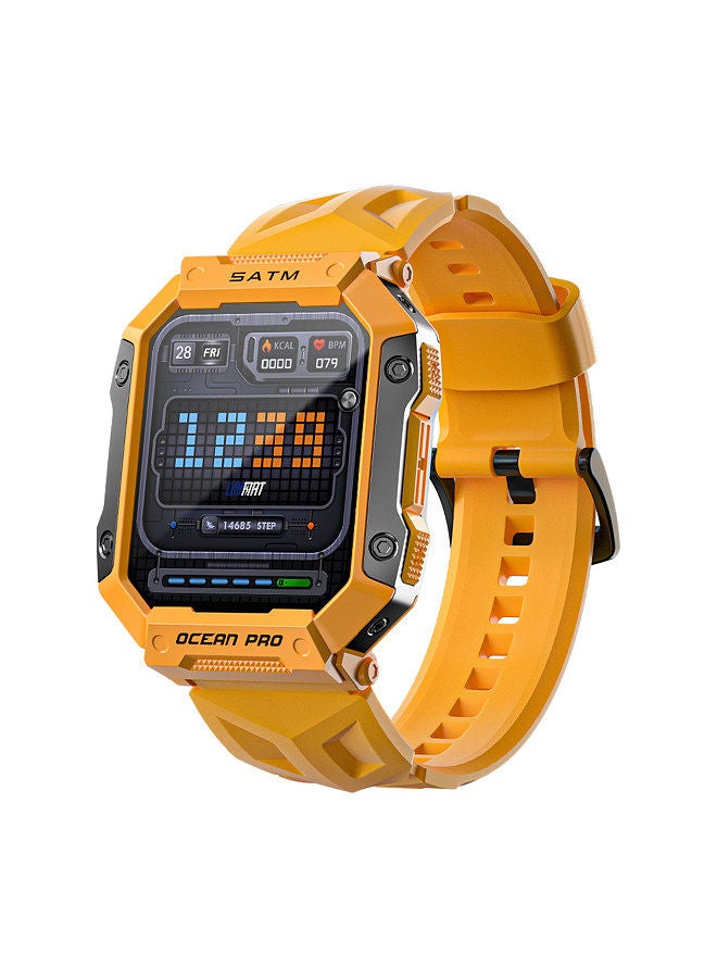 OCEAN PRO Smart Bracelet Sports Watch 1.85-Inch TFT LED FullTouch Screen Fitness Tracker IP68 Waterproof Sleep/Heart Rate