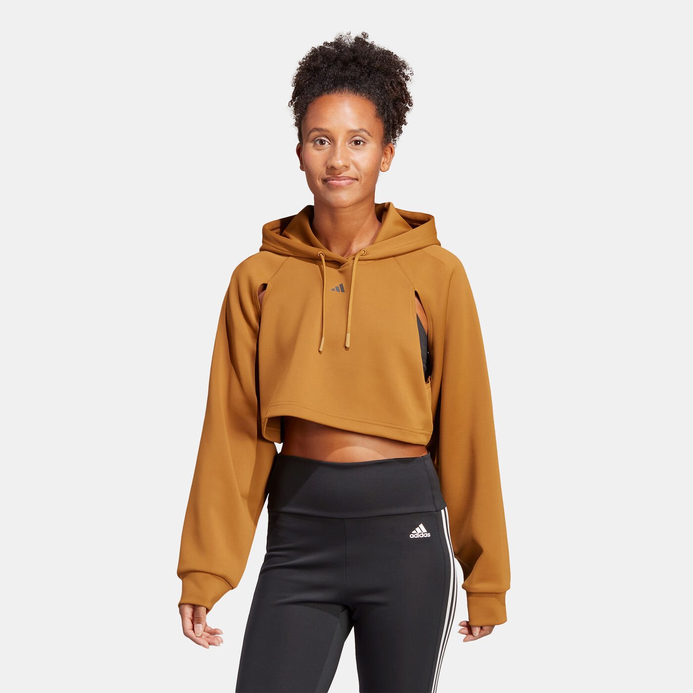 Women's HIIT AEROREADY Crop Training Hoodie