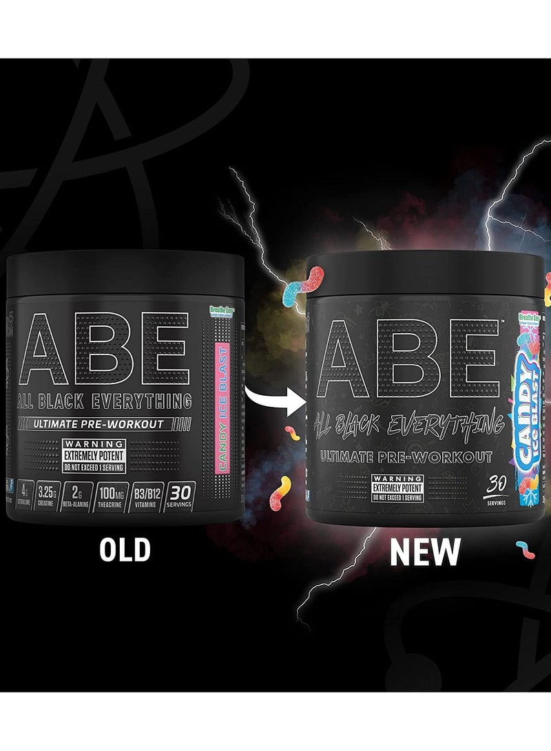 Abe Ultimate Pre Workout Candy Ice Blast - 30 Servings
